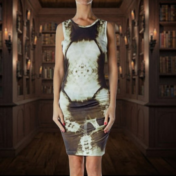 Haute Hippie Dresses & Skirts - Haute Hippie X-Ray Dress Bodycon Brown Taupe NWT